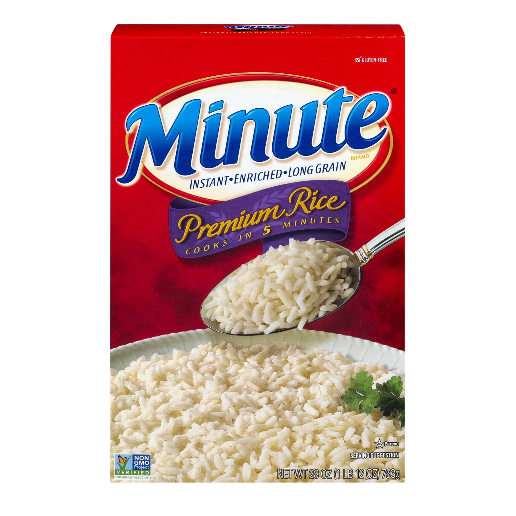 Minute Instant Premium Rice Long Grain, 28 ounce box