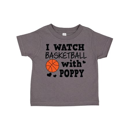 

Inktastic I Watch Basketball with Poppy Gift Toddler Boy Girl T-Shirt