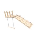 thumbnail image 4 of de perca loro con puestos de swing y escalera columpio columpio de accesorios de accesorios escaleras de trepadora de pájaros para conures, 4 of 9