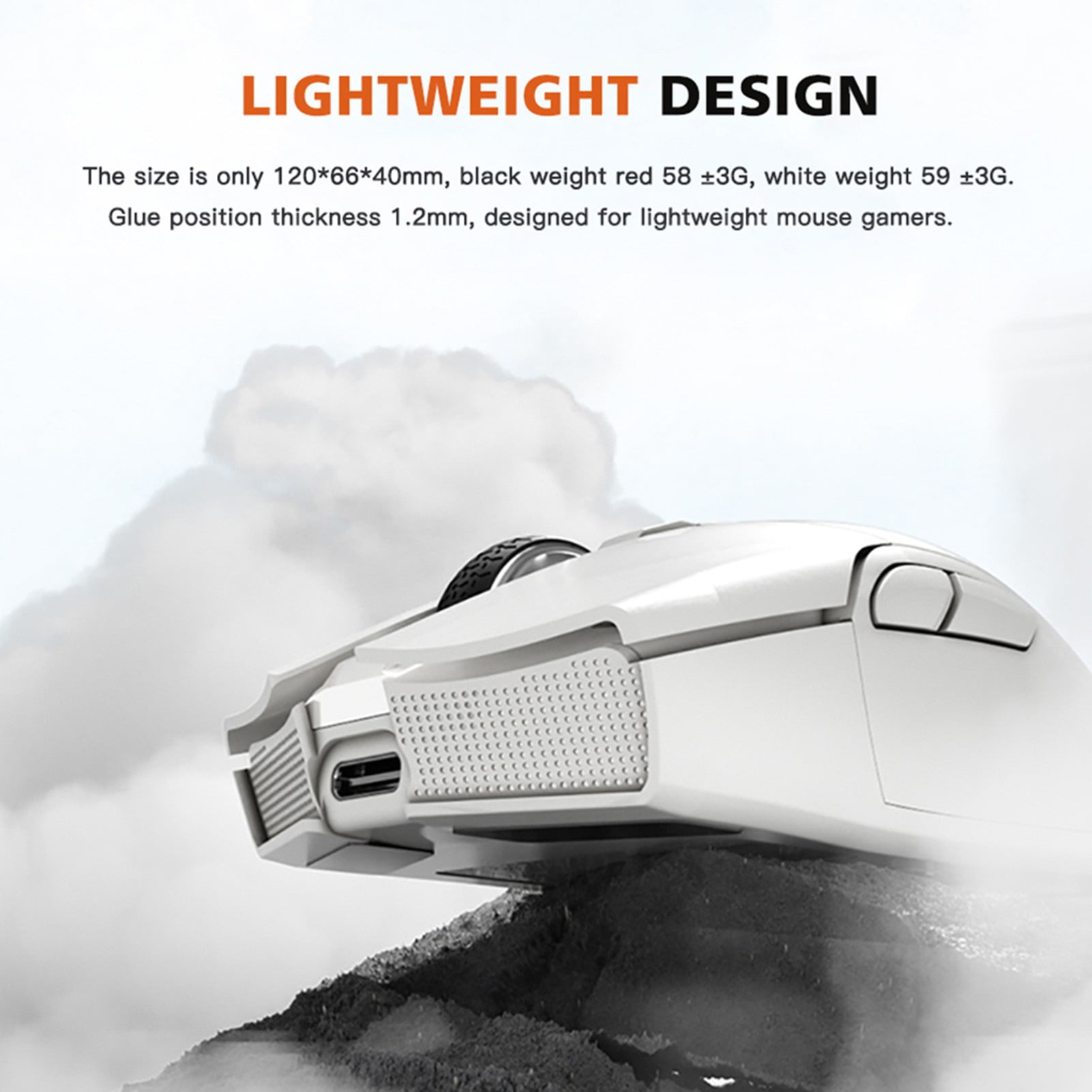 For Motospeed  N3 Wireless BT 3 Mode Gaming Esports Mouse 26000DPI 7 Key Optical PAM3395 Lightweight Portable Computer Mouse Suitable For Laptop Computers