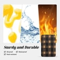 thumbnail image 4 of Acrylic Refrigerator Stick 3.5×2.5in Rectangular Anti-Tear Wear Or Fracture Can Be Used For A Long Time To Stick Soft Magnetic Back Argyle Plaid Brown_17043_1, 4 of 8
