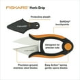 thumbnail image 3 of Fiskars Garden Herb Pruning Shears, Precise 5" Garden Tool Stainless Steel Blades, 3 of 10