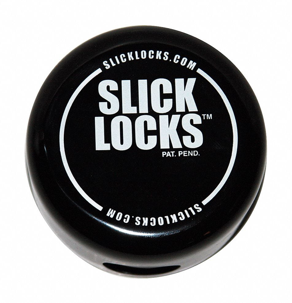Silver SLICK LOCKS Padlock Guard,Aluminum,Silver,3"L NPS-12 