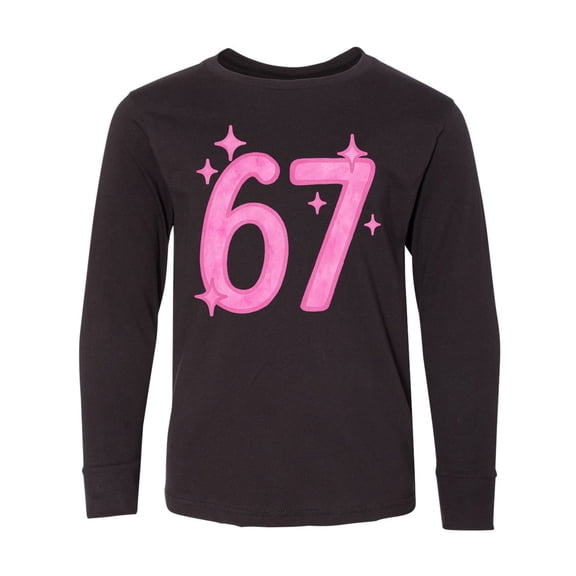 Inktastic 67 Tween Vibe Long Sleeve Youth T-Shirt