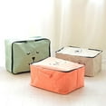 thumbnail image 3 of CSCHome Storage Bags Blanket Storage Dorm Room Essentials for College Students Girls Breathable Closet Organizer for Beddings Comforters, 3 of 6