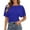 Blue3, variant on ChoXxx Women's Summer Loose Chiffon Sleeveless Button Vest Top Casual Grey XS