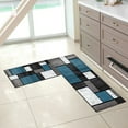 thumbnail image 3 of Qxpztk Kitchen Mat(2 PCS)Cushioned Anti-Fatigue Kitchen Rug,Waterproof Non-Slip Kitchen Mats Rug for Kitchen,Floor Home, Office, Sink, Laundry(geometric figure), 3 of 8