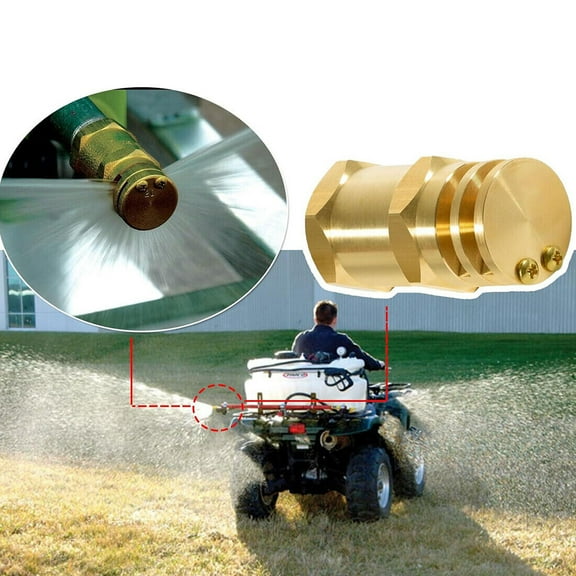 6541-01-CSK Boomless Broadcast Spray Nozzle 10 Orifices 90° 180° Caps 3.0 GPM