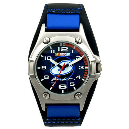 NASCAR Mark Martin Men's Water Resistant Sports Watch, Black Dial