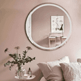 thumbnail image 3 of Espejo Redondo para tocador de baño 60cm Herrashop, 3 of 5
