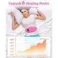 thumbnail image 5 of Generic Portable Heating Pad Gifts for Women Her Stocking Stuffers Gifts for Valentine's Mother's Day White Elephant Birthday Christmas Rose, 5 of 7