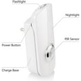 thumbnail image 4 of 2 Pack LED Night Light Flashlight Motion Sensor Cut Light 3-in-1, Rechargeable Emergency Light, Auto Sensing Energy Saving Wall Mount Light Portable LED Torch - Blue, 4 of 5