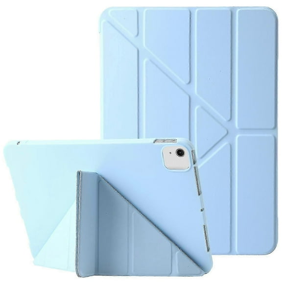 For Ipad Air 13 (2024) Case Origami Stand Pu Leather+silicone Tablet Cover With Auto Sleep/ Wake