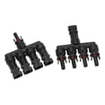 thumbnail image 2 of Y PV Connector, Long Life Span Weather Resistance 2Pcs Solar Branch Connector Strong Conductivity Male Female Design  For Charging Station, 2 of 8