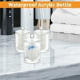 thumbnail image 3 of TSV Qtip Dispenser Apothecary Jars, Clear Acrylic Container with Lids for Cotton Ball & Swab Storage, 3 of 7
