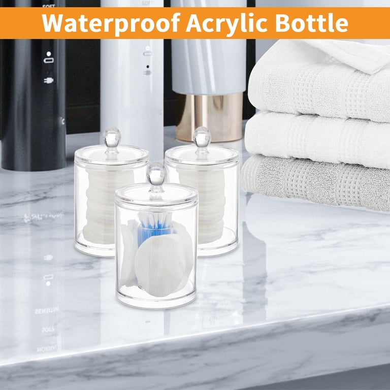 TSV 2-Piece Clear Acrylic Storage Jars With Lids photo 3
