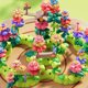 thumbnail image 3 of Juego de juguetes de jardín DIY, juguetes de bloques de jardín de pensamiento creativo, regalo Ideal para niños y niñas, 3 of 9