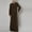Brown, variant on Lilgiuy Men's Muslim Robe Set Arab Middle Robe Long Sleeve Standing Neck Zipper Casual Robe Outwear