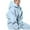 Light Blue, variant on IROINNID Tracksuit For Women 2 Pieces Set Solid Hooded Long Sleeved Sweatshirts Casual Long Sleeved Round Neck Shirt/shirt Set Jogging Suit,Khaki