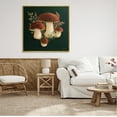 thumbnail image 2 of Stupell Industries Mushrooms on Black Botanical & Floral Painting Gallery Wrapped Canvas Print Wall Art, 36 x 36, 2 of 7