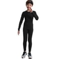 thumbnail image 3 of Gyratedream Kids Base Layer Set Boys Long Sleeve Athletic Shirts Sports Compression Outfits, 3 of 7