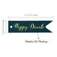 thumbnail image 5 of Inkdotpot Real Gold Foil Happy Diwali Tags Favor Hang Paper Tags 100 Pieces, 5 of 6