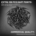 thumbnail image 3 of 100 Extra Soft Tip Dart Set - Safety Soft Darts (12pcs) - Red, Yellow, Blue, Green, 3 of 5