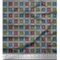 thumbnail image 1 of Soimoi Poly Georgette Fabric Flower Artistic Printed Fabric 1 Yard 52 Inch Wide, 1 of 3