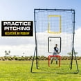 thumbnail image 6 of GoSports 6 x 4 ft Baseball & Softball Pitching and Fielding Rebounder - Pitch Back Net with 3 Target Zones, 6 of 7