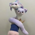 thumbnail image 5 of Adorable Two-Headed Cat Plush Toy with Bows, Soft Stuffed Animal for Kids, Unique Gift for Girls and Boys, 5 of 5