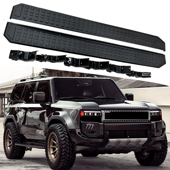 2PCS Fixed Running Boards Fits for Toyota Land Cruiser J250 LC250 2024 2025 Side Step Pedals