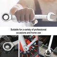 AIRAJ Ratcheting Wrench Set, 22-Piece Combination Wrench Set, SAE 1/4" to 3/4" & Metric 6-18mm, 72 Teeth