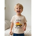 thumbnail image 5 of BemeyourBBs Kids Toddler Baby Boy Back to School T Shirt Outfit Pre Kindergarten Outfits I Dig Preschool Letter Truck Print Short Sleeve Summer Pullover Tee Shirt Tops, 5 of 9