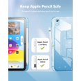 thumbnail image 4 of 360° Rotating Glitter Case Clear Back & Pencil Holder for iPad 11"/10.9", 4 of 8