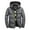 Gray 2, variant on Kureaily Men's Thick Hooded Winter Down Jacket Short Outerwear Warm Coat For Outdoor Activities