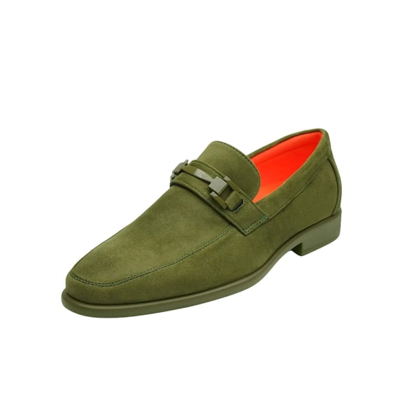 Men's TAYNO Shoes Soft Micro Suede Slip-on Loafer THE CAPRIO S Lime Green
