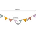 thumbnail image 2 of Harlier 8.5 ft Pennant Banner Flags, 10 Pcs Nursery Garland Triangle Bunting Flag, Baby Banner for Nursery Decor Baby Birthday Boho Wedding Shower Party Event, Rainbow Color, 2 of 5