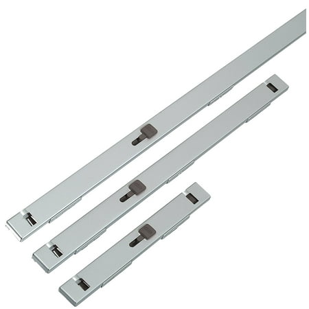 - ABUS 07050 56.75-Inch Chrome File Bar 5 Drawer, Grey