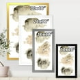 thumbnail image 4 of Designart 'Golden Beige and Grey Clouds I' Modern Framed Art Print, 4 of 4