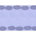 thumbnail image 1 of Ahgly Company Tapis d'Intérieur Lavables en Machine Rectangle Bleu Ciel Transitionnel, 2' x 5', 1 of 7