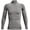 Charcoal Gray, variant on Men's ColdGear Mock Neck Compression Long Sleeve Shirt (Forest Green, X-Large)