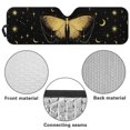 thumbnail image 6 of Uorisanigo Windshield Sun Shade, Starry Butterfly Sunshades Sun Visor, 52.95" X 16.14", Compatible with Jeep Wrangler JL JLU 2018-2025 Foldable Front Window Sunshade Cover, 6 of 7