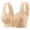 Womens Bras Khaki, variant on Womens Daisy Bras, Daisy Bras for Older Women Front Closure Push up Bra No Underwire Senior Bra with Snaps Breathable Cotton Everyday Bras Mothers Day Gifts