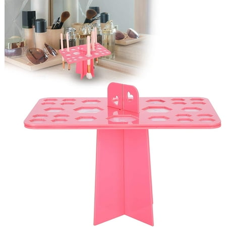 Brush Drying Holder, 26 Hole Makeup Brush Drying Rack Organizer ...