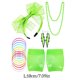 thumbnail image 4 of Sonducket 1 Juego de disfraces de los años 80, accesorios clásicos para fiestas, trajes de mujer, ropa ornamental de red de pesca de encaje para adultos, Type3 NO3 Sonducket AP009461-03, 4 of 6