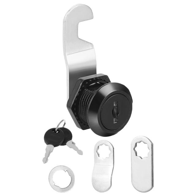 RV Storage Lock Solution 58 inch Steel File Cabinet Cam Locks in Black