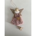 thumbnail image 4 of 2 Pcs Lovely Push Hanging Angel Christmas Tree Hanging Ornaments, Tree Hanging Pendant Decorative Plush Angel Pendants for Holiday Party Home (pink), 4 of 5