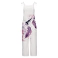 thumbnail image 5 of HUPOM Dress Pants Women Training Pants Harem Mid Waist Rise Long Flare-Leg L, 5 of 6