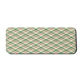 thumbnail image 1 of Abstract Computer Mouse Pad, Continuing Plaid Inspired Pattern in Pastel Tones, Rectangle Non-Slip Rubber Mousepad Large, 31" x 12" Gaming Size, Multicolor, by Ambesonne, 1 of 2