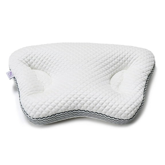FaceLyft Pillow - Facial Sleep-Wrinkle Prevention Device, Patented Ear-Recess Design, Designed for Side and Stomach Sleepers, Double Sided, Cooling Gel, Tencel? - The New Age Fiber casing